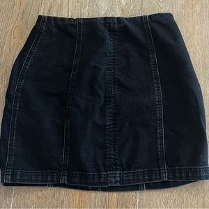 Wild Honey black denim skirt